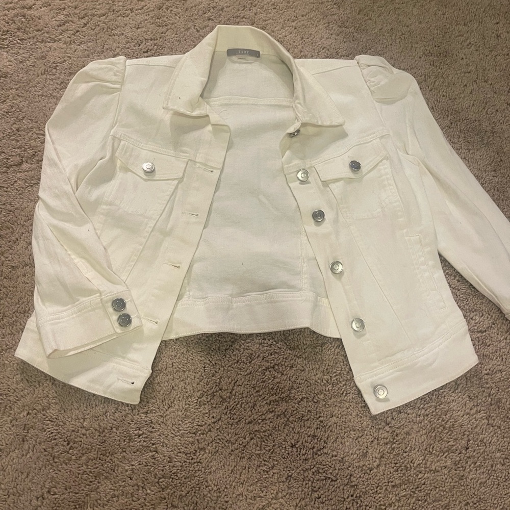 Tart White Jean Jacket